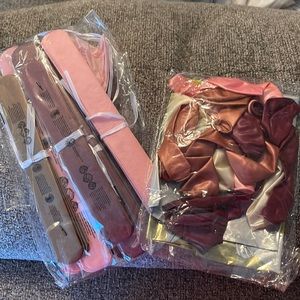 Rose Gold Party Decor